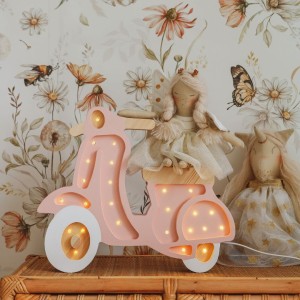 LITTLE LIGHTS - SCOOTER LAMP POWDER PINK