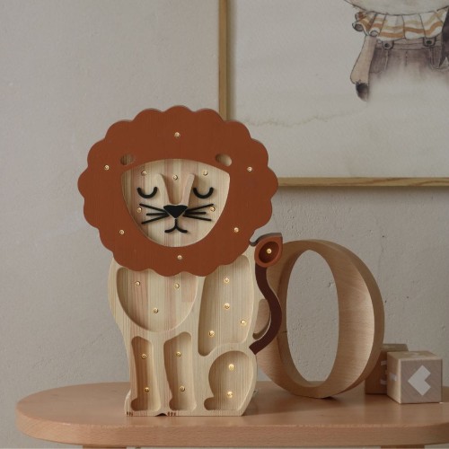 lion lamp little lights
