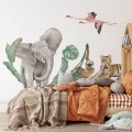 safari wall sticker for children