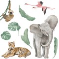 safari wall sticker for children
