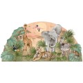 safari wall stickers pastelowe love