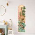wall sticker safari height measure