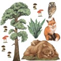 wall sticker forest animals