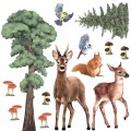 forest animals wall stickers for childrens room