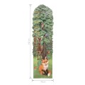 heigh measure wall sticker forest