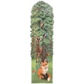 heigh measure wall sticker forest