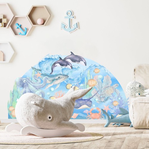 wall sticker underwater world