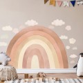 wall sticker rainbow beige