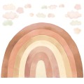 wall sticker rainbow beige