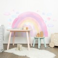 wall sticker rainbow pink