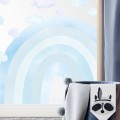 wall sticker rainbow blue