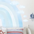 wall sticker rainbow blue