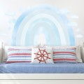 wall sticker rainbow blue