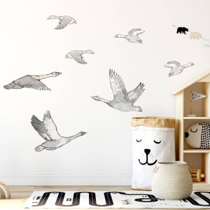 PASTELOWE LOVE - WALL STICKERS GEESE