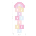 hopscotch floor sticker size