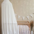 embroidered canopy ecru