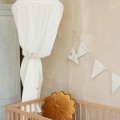 hand made canopy embroidered ecru