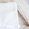 muslin blanket for baby ecru