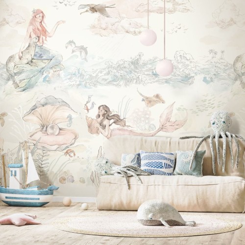 malumi wallpaper with mermaid