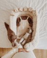 baby nest all teddy cream
