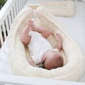 cream baby nest teddy