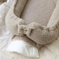 baby nest teddy taupe