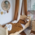 round wooden shelf for kids room