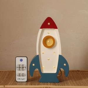 LITTLE LIGHTS - ROCKET MINI LAMP GALACTIC WHITE