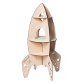 wooden rocket shelf