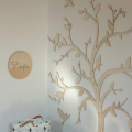 wall decoration for children room tree with birds