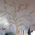 wall decoration for children tree with birds