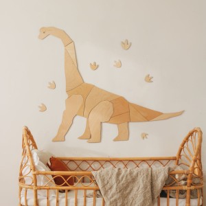 CUT IT NOW - WALL DECORATION ORIGAMI DINOSAUR DIPLODOK