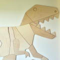 t-rex wall decoration for kids room