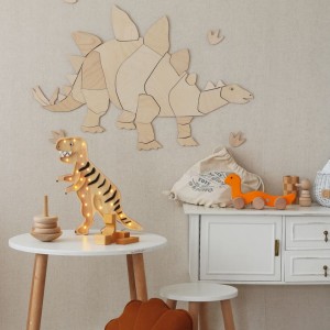 CUT IT NOW - WALL DECORATION ORIGAMI DINOSAUR STEGOZAUR