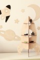 cosmos wooden decoration for boys room