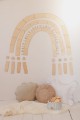 rainbow wooden wall decoration for girls room