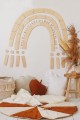 rainbow wooden wall decoration for kids room