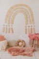 rainbow puzzle wall decoration for girls room