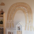 rainbow wall decoration for girls room