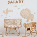 safari wall decoration for kids room