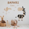 zebra wall decoration for kids room safari collection