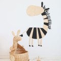 zebra wall decoration for kids room