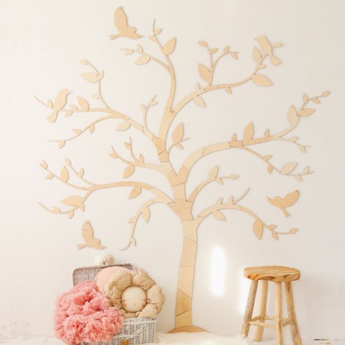 tree wooden wall decoration