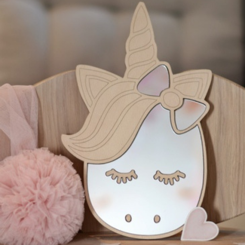 mirror for girl unicorn