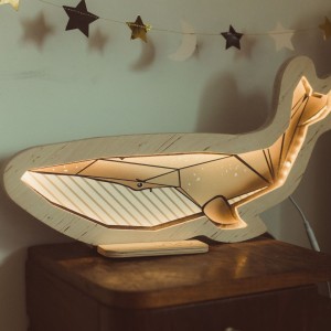 UNKY - KIDS NIGHT LAMP WHALE SAND