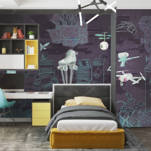 wallpaper gaming room girls