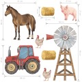 wallsticker farm animals I  size