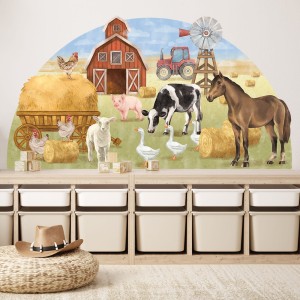 PASTELOWE LOVE - WALL STICKER FARM 