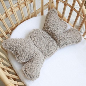 BABYLY - ANTI-SHOCK BUTTERFLY PILLOW TEDDY TAUPE