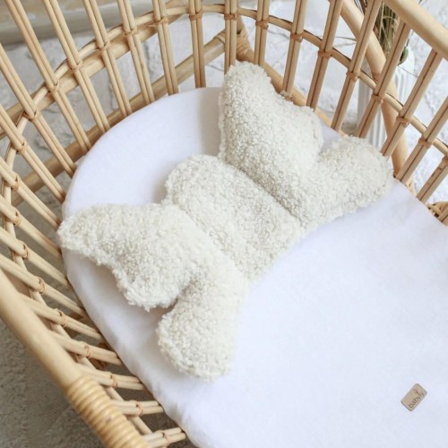 anti-shock pillow teddy cream
